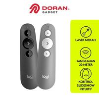 Gambar READY STOK Laser Pointer Presentasi Logitech R500s Remote Presenter Wireless / Bluetooth dengan Laser Merah - Graphite dari CV BERKAH ELEKTRONIK undefined 1 Tokopedia