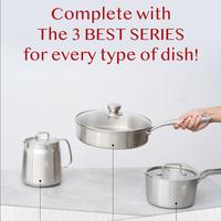 Gambar Sustain Renkon Saute Pan All in One / Skillet Premium Stainless Steel SUS316 dari Sustain Indonesia undefined 1 Tokopedia