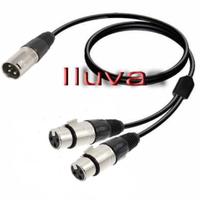 Gambar Kabel Canare L2T2S +1 Jack XLR Male To 2 Jack XLR Female 2 M Ori - 2 meter dari Iluva_NEW undefined 1 Tokopedia