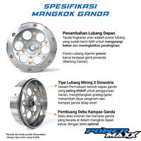 Gambar PAKET FULL UPGRADE KIRIAN CVT mio j m3 smile soul z s gear gt 115 125 karburator karbu fi racing - Pulley set ( Rumah Roller & Kipas Pulley ) + Mangkok Kampas Ganda + Per CVT + Roller + Per Kampas Ganda - powermaxx power max powermax dari CV PUTRA ANGGARA undefined 5 Tokopedia