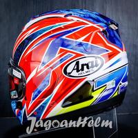 Gambar ARAI HELM RX-7X OGURA | BLUE RED | RX7X FULL F - M dari Toko Sejuk Ideal undefined 4 Tokopedia