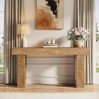 Gambar 63-Inch Long Console Table, Wooden Rectangular Sofa Table Behind The Couch, Farmhouse Entryway Table for Entrance, Hallway, Livi - United States dari AZIZ-PEDIA undefined 4 Tokopedia