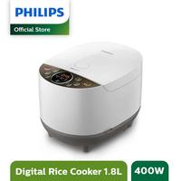 Gambar Digital Rice Cooker Philips HD4515/33 Penanak Nasi Philips 1.8 Liter - White dari Bonjour Electronic Official undefined 2 Tokopedia