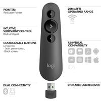 Gambar READY STOK Laser Pointer Presentasi Logitech R500s Remote Presenter Wireless / Bluetooth dengan Laser Merah - Graphite dari CV BERKAH ELEKTRONIK undefined 2 Tokopedia