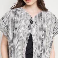 Gambar Outer Baju Luaran Wanita Motif Ulos Batak Punsa - Etnik Chic Style! dari Martha Ulos undefined 3 Tokopedia