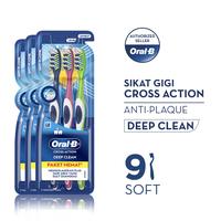 Gambar Oral-B Sikat Gigi Cross Action Deep Clean Anti Plak 3s - Isi 3 dari P&G Store undefined 1 Tokopedia