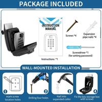 Gambar Car Window Lock Box Black Portable Lockbox Car Keys Car Key Lock Box Fit Ride Share Get Around With Sturdy Large dari Kuntas Market undefined 4 Tokopedia