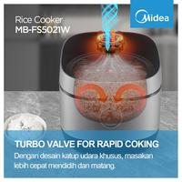 Gambar Midea Rice Cooker MB-FS5021W Rice Cooker Midea MBFS5021W 1.8 Liter dari Bogor Solusi Elektronik undefined 4 Tokopedia