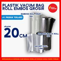 Gambar PLASTIK VACUUM VACUM VAKUM EMBOSSED EMBOSS EMBOS ROLL 20x500 VARIAN - Transparan dari kilat packing undefined 1 Tokopedia