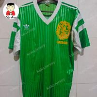 Gambar jersey kamerun piala dunia wc 1990 roger milla blokecore dari KokoJersey undefined 1 Tokopedia