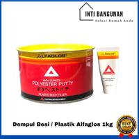 Gambar Dempul Besi Alfaglos Alfa 1kg 1 kg + Hardener Warna Hijau Dempul Cat Besi / Plastik / Motor / Mobil dari INTI BANGUNAN JAMBI undefined 1 Tokopedia