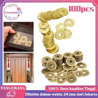 Gambar 100pcs/Set Uang Koin Kuno China 1cm Koin Keberuntungan Koin Fengshui Koin Cina Koin Imlek - Perunggu-100pcs dari Encounter-Y undefined 1 Tokopedia