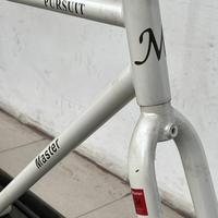 Gambar Frameset Fixie 700C Chromoly Klasik Putih Vintage Master Pursuit Lurus (Fukashi) dari FUKASHI STORE undefined 4 Tokopedia