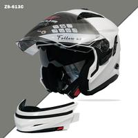 Gambar Zeus ZS613C Modular White Glossy dari Juragan Helm undefined 4 Tokopedia
