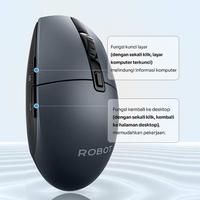 Gambar ROBOT Mouse Wireless M317 Grey dengan 2 Tombol Shortcut Multifungsi dari MXKomputer_NEW undefined 5 Tokopedia