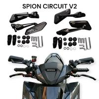 Gambar Spion Circuit V2 full cnc by S2R kaca bening dan cembung cocok semua motor dari CAPTAIN MOTO SPORT undefined 1 Tokopedia