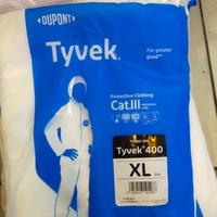 Gambar HAMZAT TYVEX DUPONT 400 TERLARIS / BAJU KIMIA DUPONT MURAH-XL - M dari BINTANG SAFETY EQUIPMENT undefined 3 Tokopedia