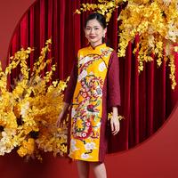 Gambar NONA RARA - Dereta Tulis CNY D0458, Baju blouse batik wanita modern dari Nona Rara Batik undefined 2 Tokopedia