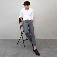 Gambar [BIG SIZE] Celana Kerja Pria Slim Fit Formal Bahan Houseofcuff - Hitam, 27-38 dari House of Cuff undefined 4 Tokopedia