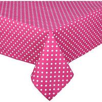 Gambar New Zeren Fuchsia Floor White Polka Dot Care Table Cloth 14 dari Bumilangit69 undefined 1 Tokopedia
