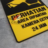 Gambar Sign Acrylic Timbul CCTV 24 JAM | Papan Sign Akrilik Timbul Keren dari PerjawanCELL undefined 1 Tokopedia