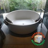 Gambar Bathtub bulat hitam terrazzo | teraso Bali Spa Body dari Terrazzolux undefined 5 Tokopedia