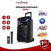 Gambar Speaker Bluetooth Advance K1504 Aktif Laptop Komputer PC HP Karaoke TV dari My Electronic Center undefined 5 Tokopedia