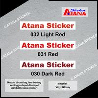 Gambar Skotlet Merah Glossy Scotlet Stiker Metalik Sticker Decal Motor Mobil dari Atana Sticker undefined 2 Tokopedia
