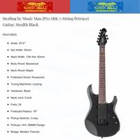 Gambar STERLING BY MUSIC MAN JP70 JOHN PETRUCCI ELECTRIC GUITAR 7 STRING dari Ernie Ball Indonesia undefined 1 Tokopedia