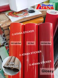 Gambar Skotlet Merah Glossy Scotlet Stiker Metalik Sticker Decal Motor Mobil dari Atana Sticker undefined 1 Tokopedia