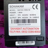 Gambar Inverter Motor 1,5 kw 2HP 220V 1 Phase ke 3 Phase 220V VFD 2 HP 1,5kw dari SAHABAT AUTOMATION undefined 3 Tokopedia