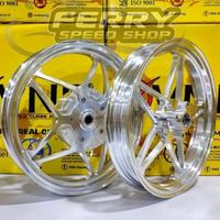Gambar Velg Racing Vnd V Speed V2 Vario 125 & Vario 150 / Pelek Vnd Bintang 185-14 & 214-14 Vario 150 & Vario 125 - CROME V SPEED V2 R14, VARIO 125 & VARIO 150 dari Ferry speed shop undefined 2 Tokopedia