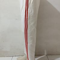 Gambar Celana training putih gading lis merah#training dewasa pria/wanita - M, Garis Dua dari MAKMUR 8S Shop undefined 4 Tokopedia