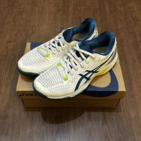 Gambar Sepatu Tennis Original Asics Solution Speed FF2 - White/ Teal dari Racketplus undefined 1 Tokopedia