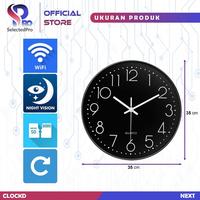 Gambar IP Camera Wifi Wall Clock Kamera CCTV Jam Dinding Wireless Hidden Spy dari SelectedPro undefined 5 Tokopedia