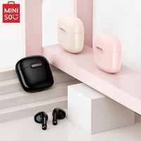 Gambar MINISO M06 True Wireless Bluetooth Earphone V5.3 HD Stereo Music/Sport - M06-hitam dari GLORY ELEKTRONIK JKT undefined 3 Tokopedia