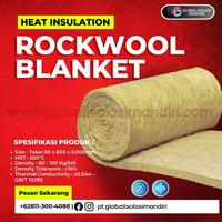 Gambar Peredam Panas Rockwool Blanket Density 100 Kg/M3 dari Global Isolasi Mandiri undefined 5 Tokopedia