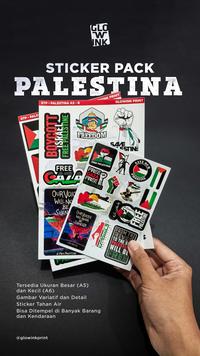 Gambar Sticker Pack Palestina, Tahan Air, Bahan Vinyl Graftac dari Glowink Print_NEW undefined 5 Tokopedia