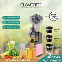 Gambar CLOVERTEC Slow Juicer With 3 Filter Non Fiber, Less Fiber & Ice Cream - Lilac  dari Home Cantik undefined 1 Tokopedia