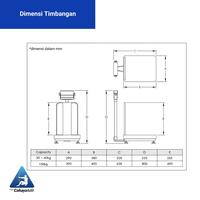 Gambar Timbangan Duduk Digital CAHAYA ADIL TM-Alexa-A Serbaguna Kap s/d 150kg dari Altraman Official Store undefined 4 Tokopedia