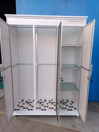 Gambar lemari pakaian minimalis aluminium 3 pintu ekonomi  | lemari murah - 1 dari Grosir furniture Tokopedia undefined 5 Tokopedia