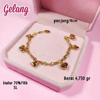 Gambar Gelang Rantai Emas Kadar 70% 16K 16 dari salim najih undefined 1 Tokopedia