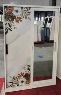 Gambar Lemari Pakaian Besi 2 Pintu Sliding VS-WD02 Bunga dari Yess Furniture Denpasar_NEW undefined 1 Tokopedia