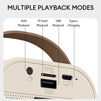 Gambar GOOJODOQ K12 Mini KTV Bluetooth LED Karaoke Speaker for Wesing Smule - Beige 2 dari Goojodoq Professionals undefined 4 Tokopedia