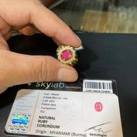 Gambar cincin permata natural ruby sky dari mineral-collection undefined 3 Tokopedia