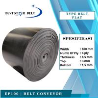 Gambar Karet Conveyor Belt 60cm Belt Conveyor EP100 BW 600mm x 4ply (8,5mm) dari Beststar Belt undefined 1 Tokopedia