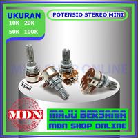 Gambar Potensio Mini 10k 20k 50k 100k stereo Bagus - 50K STEREO MINI dari MDN SHOP ONLINE undefined 1 Tokopedia