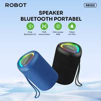 Gambar Robot RB120 Portable Speaker Bluetooth 5.3 RGB Waterproof IPX4 TWS - Hitam dari bestdeal_NEW undefined 2 Tokopedia
