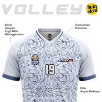Gambar Kaos Jersey Voli / Custom Nama Logo / JVL042 - DEWASA, S dari Inanotchi Official undefined 2 Tokopedia