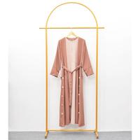 Gambar BAJU MUSLIM FASHION WANITA KOMBINASI GAMIS ABAYA KONDANGAN LEBARAN - Mocca, M dari aisahnuha undefined 4 Tokopedia